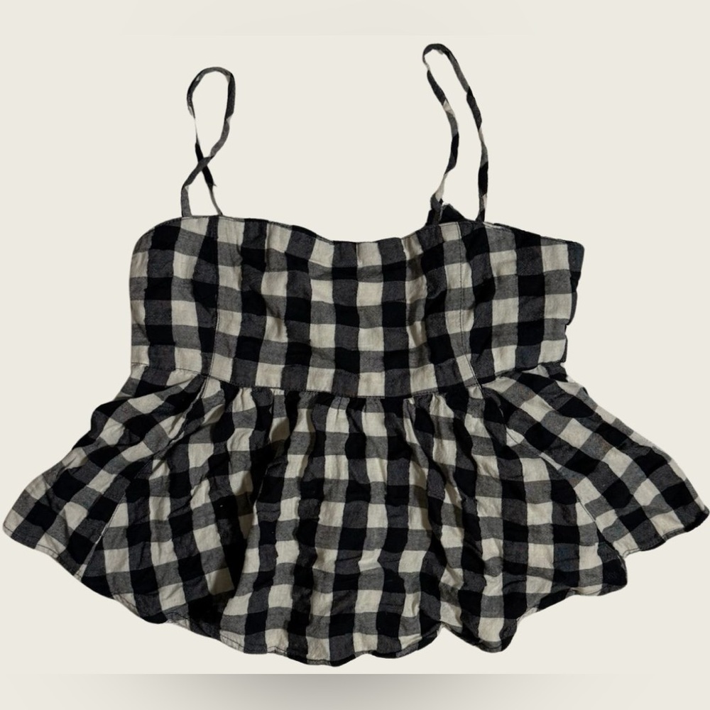 FREE PEOPLE MIA PLAID TANK